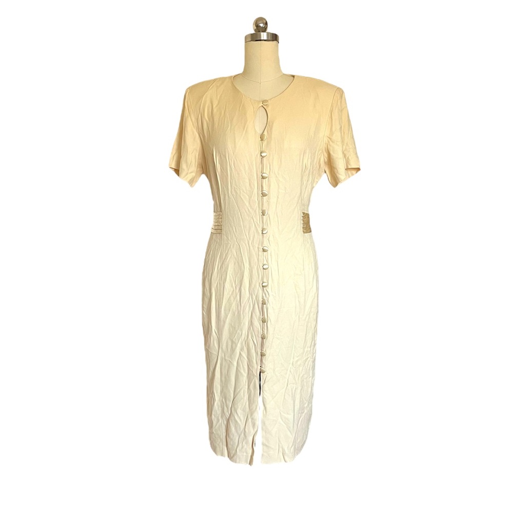 Vintage 80s/90s Yellow Dress